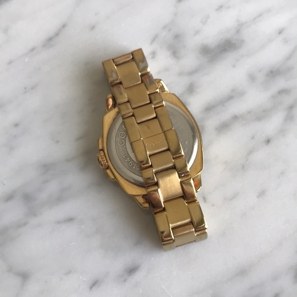 Gold Coach Boyfriend Watch - Picture 2 of 5